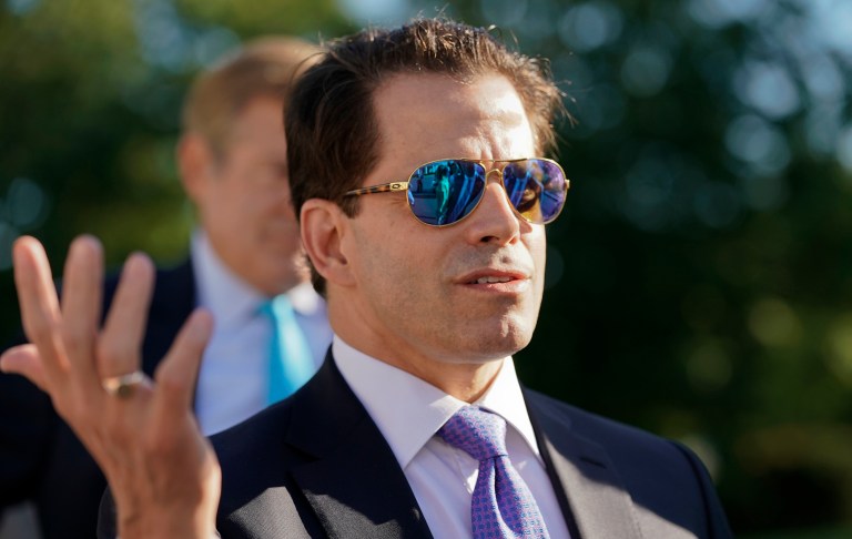 Anthony Scaramucci was fired from the White House 10 days after taking on the position. (AP Photo/Pablo Martinez Monsivais)