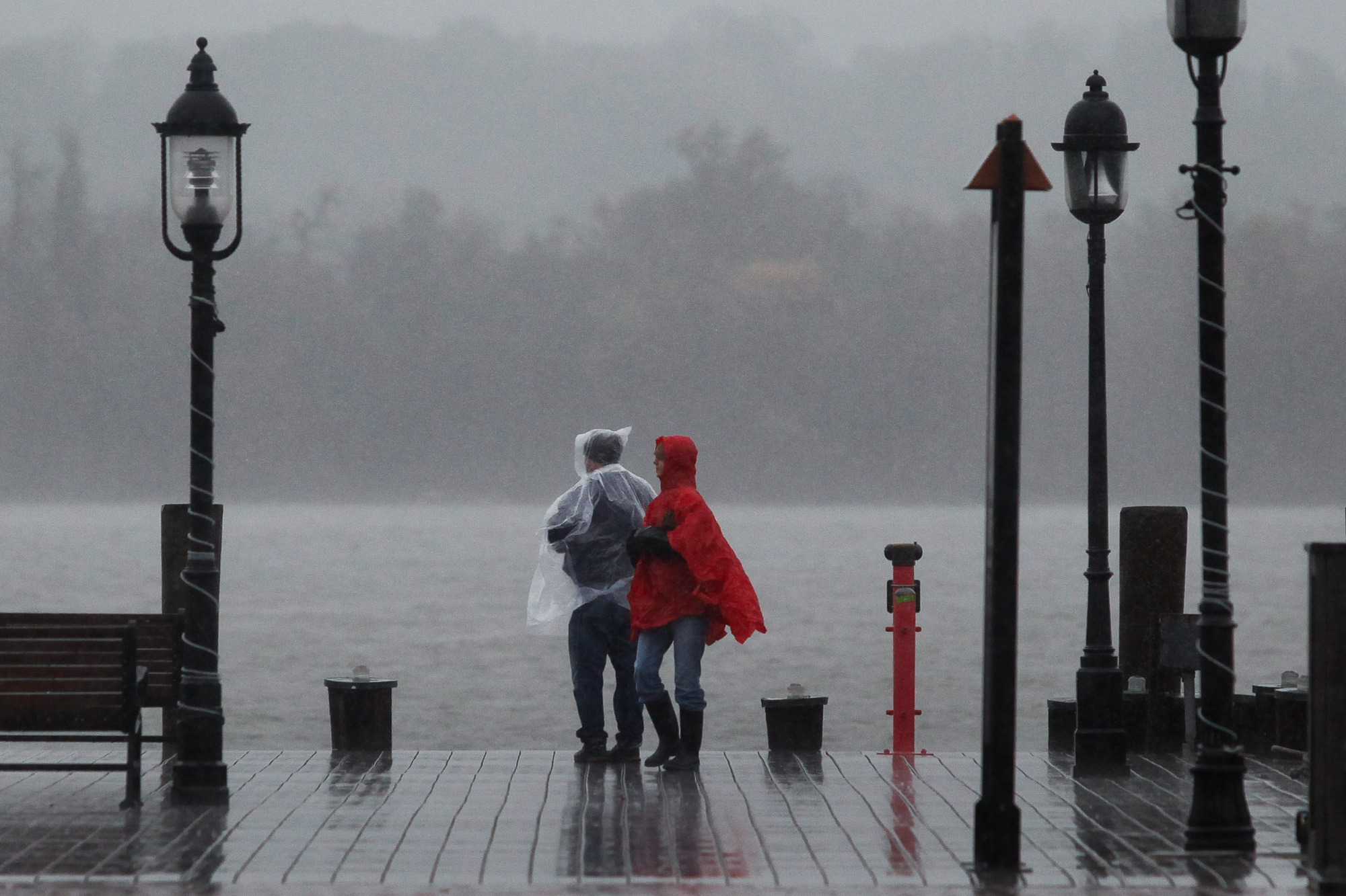 D.C. residents hit stores, ride it out as Sandy approaches