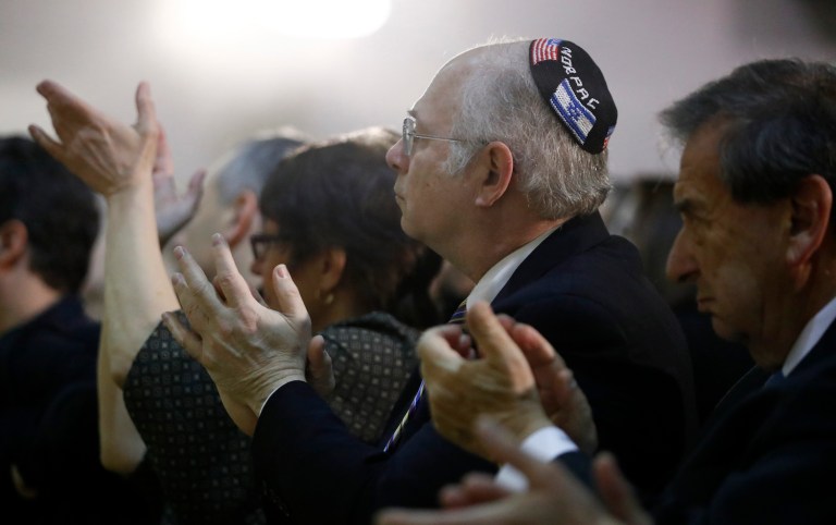 JCCs and Anti-Defamation League offices throughout country received bomb threats Tuesday, groups say. (AP Photo/Julio Cortez)