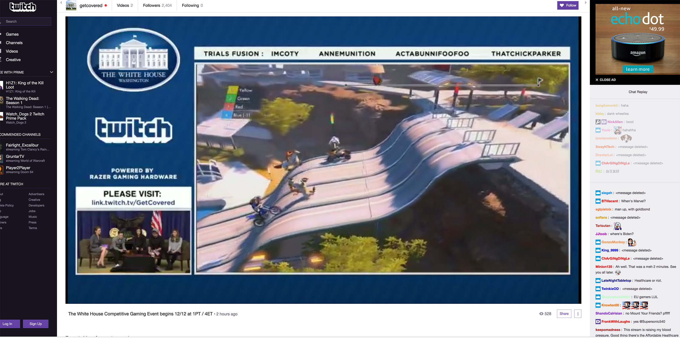White House turns to gamers to boost Obamacare
