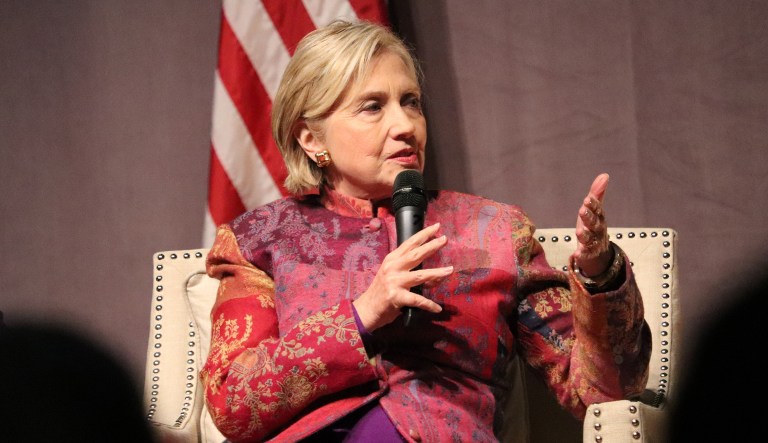Former Secretary of State Hillary Clinton feels white nationalists have 