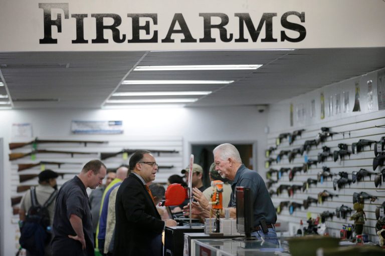 Bullseye Sport gun shop in Riverside, Calif. (AP Photo/Jae C. Hong)
