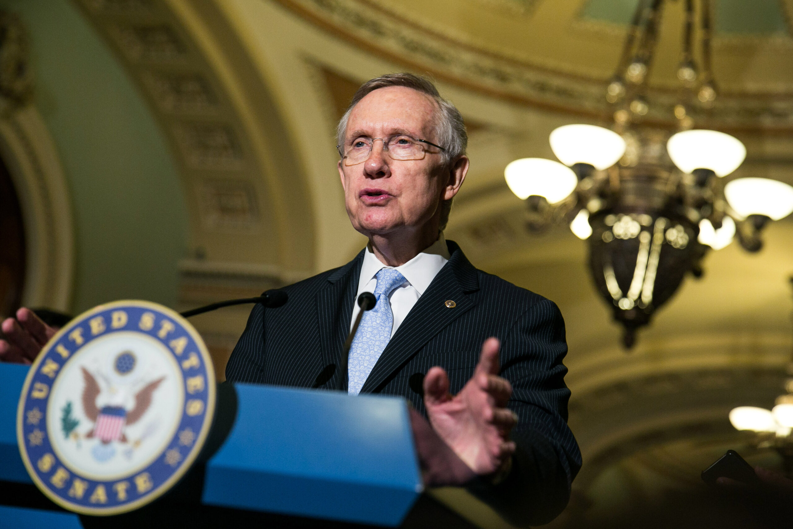 Linking 9/11 with Syria, Reid says Senate ready to authorize strike if diplomacy fails