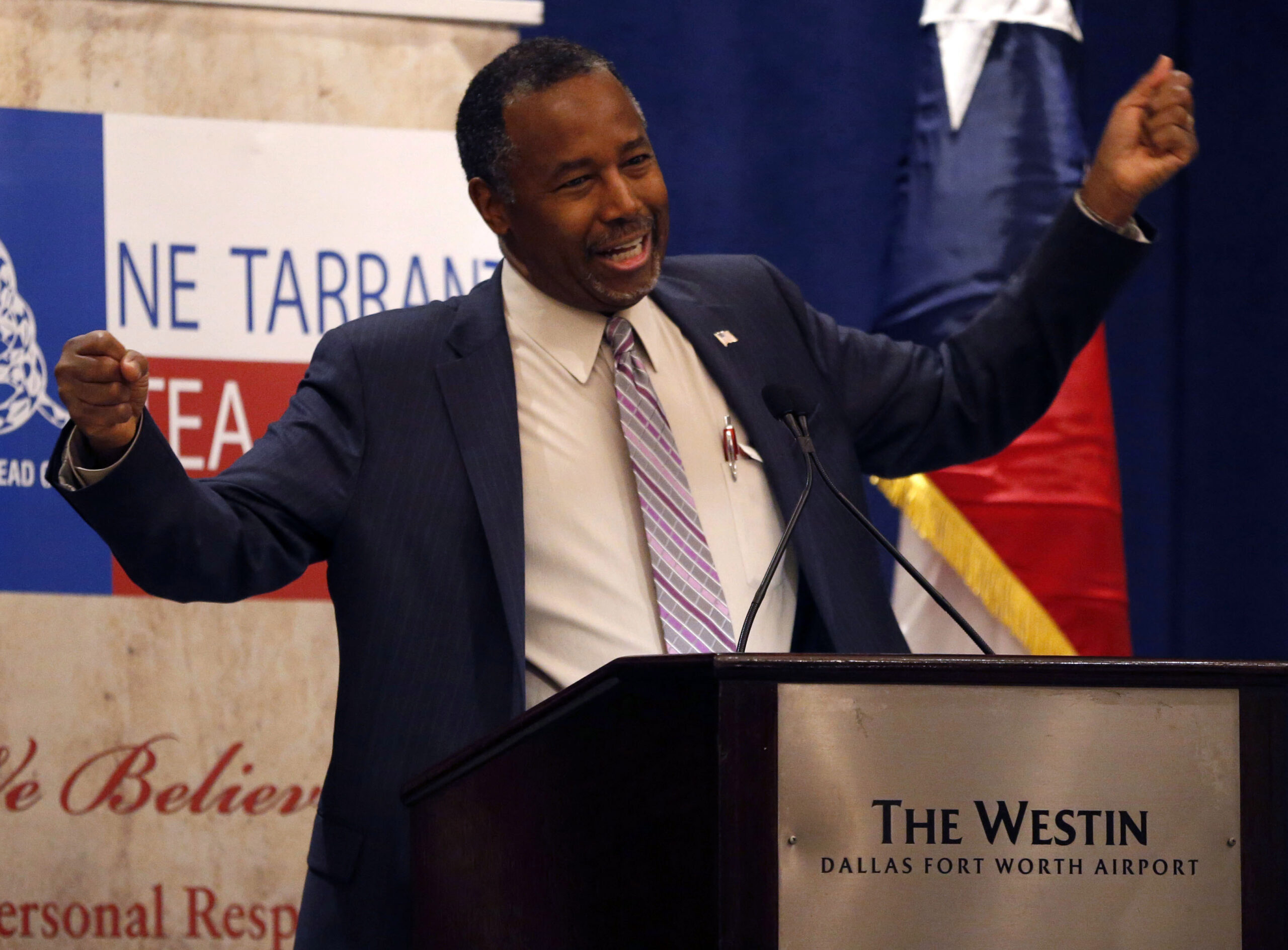 Carson vows to stay in race