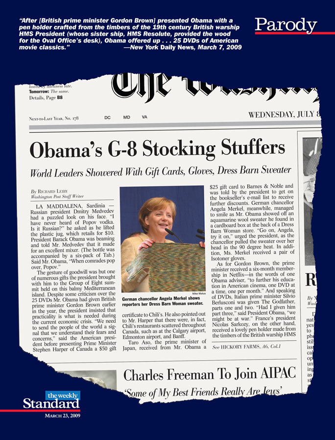 Gifts from Obama