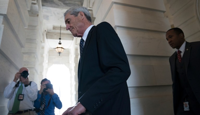 Part of Mueller's investigation into Russian meddling in the 2016 election is reportedly focused on whether the president obstructed justice when he fired Comey, as well as possible collusion between Trump campaign officials and Russia. (AP Photo/Andrew Harnik)