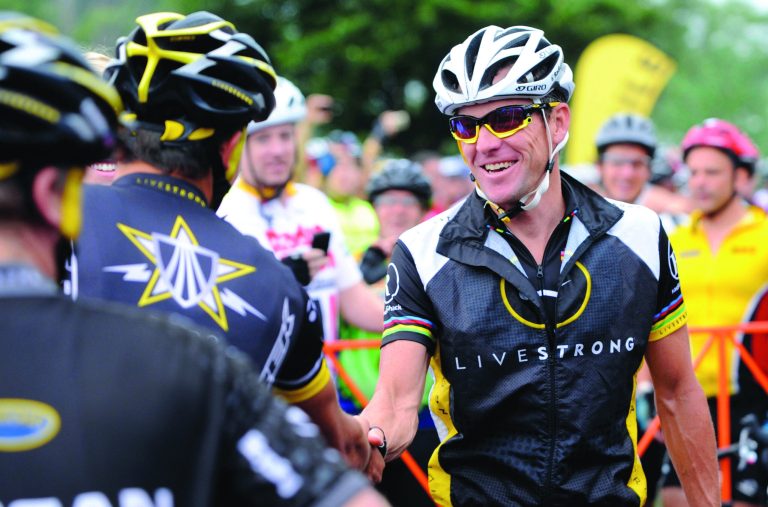 Bradley C Bower/AP
Cyclist Lance Armstrong had an interview with Oprah Winfrey on Monday at an Austin, Texas, hotel in which he reportedly confessed to doping.