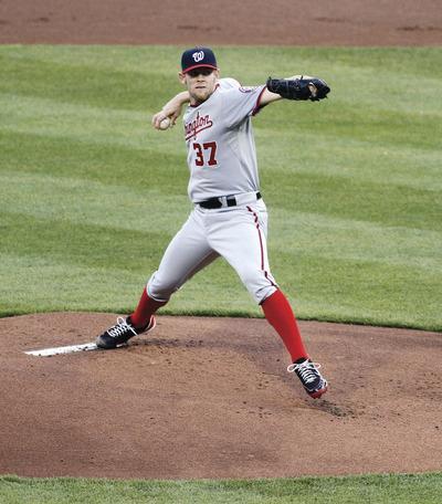 Justin K. Aller/Getty ImagesWashington Nationals pitcher Stephen Strasburg has a 1.64 ERA with 51 strikeouts and 10 walks in 44 innings.