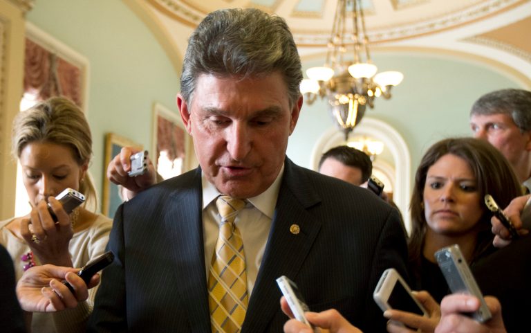 Sen. Joe Manchin, D-W.Va., voted against new EPA Secretary Gina McCarthy because of a rift with the leader of his party over coal.(AP/Manuel Balce Ceneta)