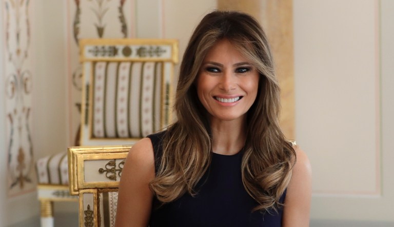 First lady Melania Trump announced that she will be attending President Trump's meeting with Health and Human Services Secretary Tom Price about the opioid crisis. (AP Photo/Petr David Josek)