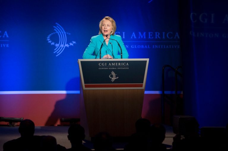 Critics have questioned the failure of both the Clinton Foundation and CHAI to list their government grants, given that Hillary Clinton served as secretary of state in the years those contributions went unreported and that such grants could be viewed as a conflict of interest for the charities. (AP Photo/Scott Eisen)