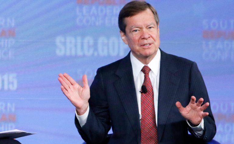 Larry Nichols, chairman of Devon Energy, a Fortune 500 company, said that while other candidates like Florida Gov. Jeb Bush were qualified to be president, Rubio came out ahead. (AP file photo/Alonzo Adams)