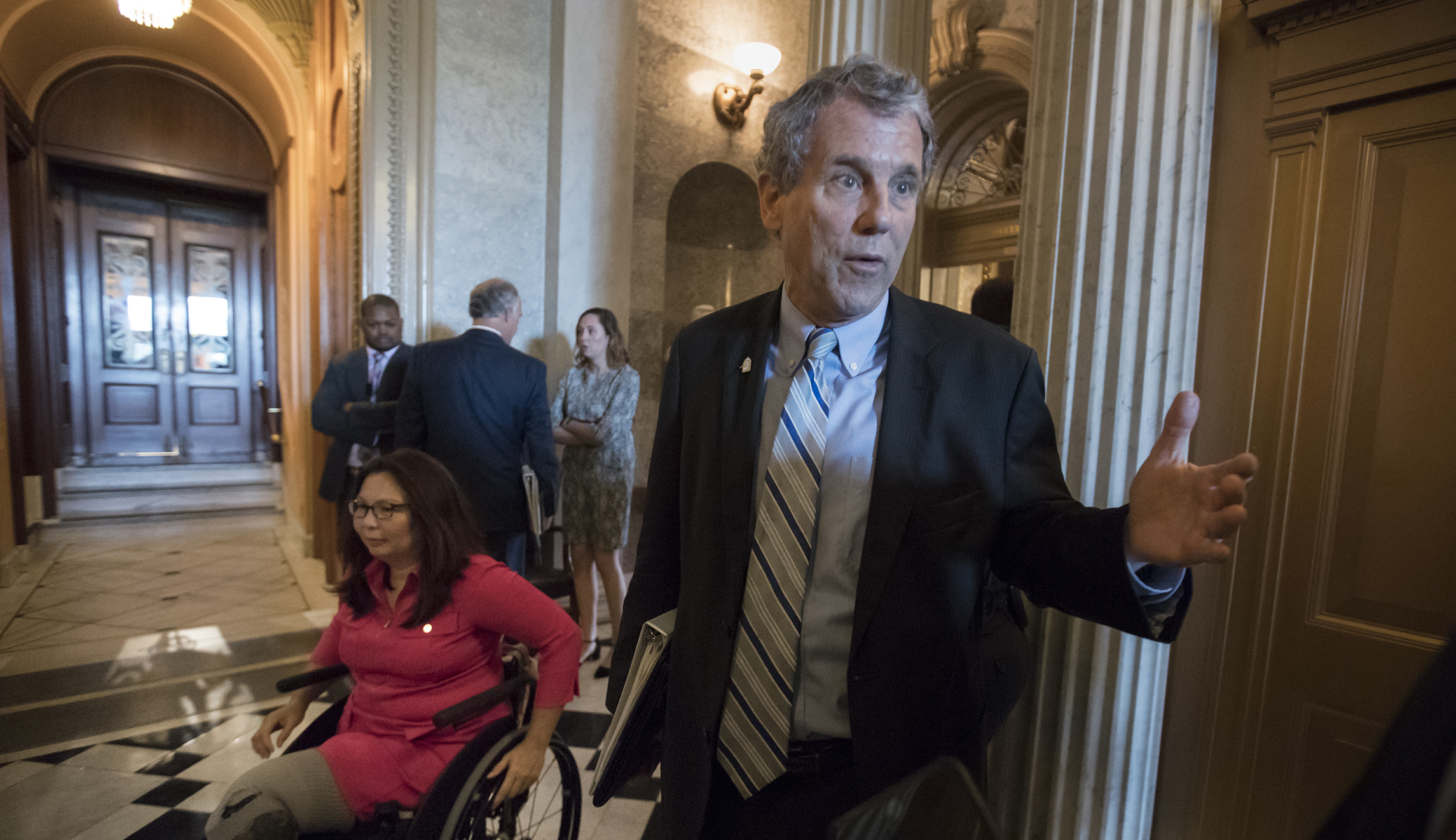 Sherrod Brown: ‘Studies’ show white supremacists have allies ‘sprinkled around the White House’