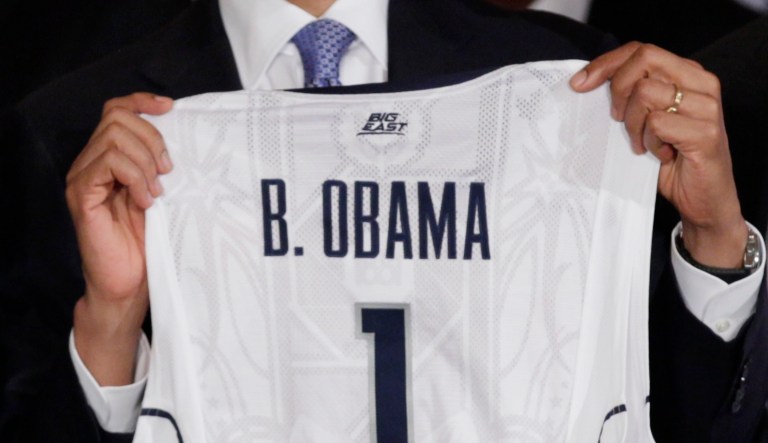 Former President Barack Obama will attend the MIT Sloan Sports Analytics Conference in Boston next month. The conference is designed to bring together prominent figures in sports analytics, media, and business. (AP Photo/Carolyn Kaster)