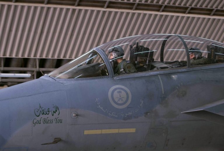 Saudi pilots sit in the cockpit of a fighter jet as part of U.S.-led coalition airstrikes on Islamic State militants and other targets in Syria,Â in this image released Wednesday, Sept. 24, 2014 by the official Saudi Press Agency. Sen. Bernie Sanders noted Saudi Arabia is the world's fourth-largest defense spender, yet he suggested the country hasn't done enough to help defeat Islamic State militants. (AP Photo/Saudi Press Agency)