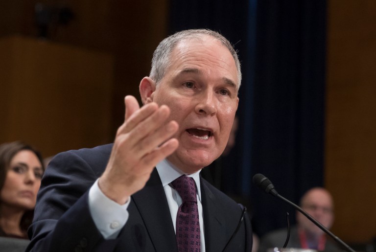 EPA chief called the Paris climate change agreement a 