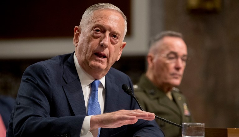 Defense Secretary Jim Mattis sent a letter to the House and Senate armed services committees that Pentagon staff are calling the 