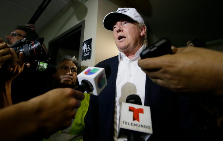 Seventy-five percent of respondents said they have a negative view of the New York-based businessman. (AP Photo/LM Otero)