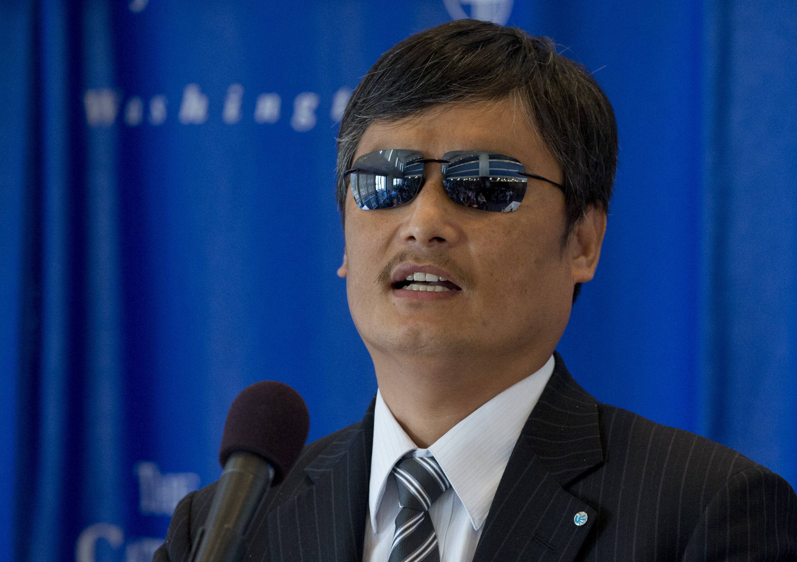 Blind political dissident to U.S. officials: Demand human rights in China