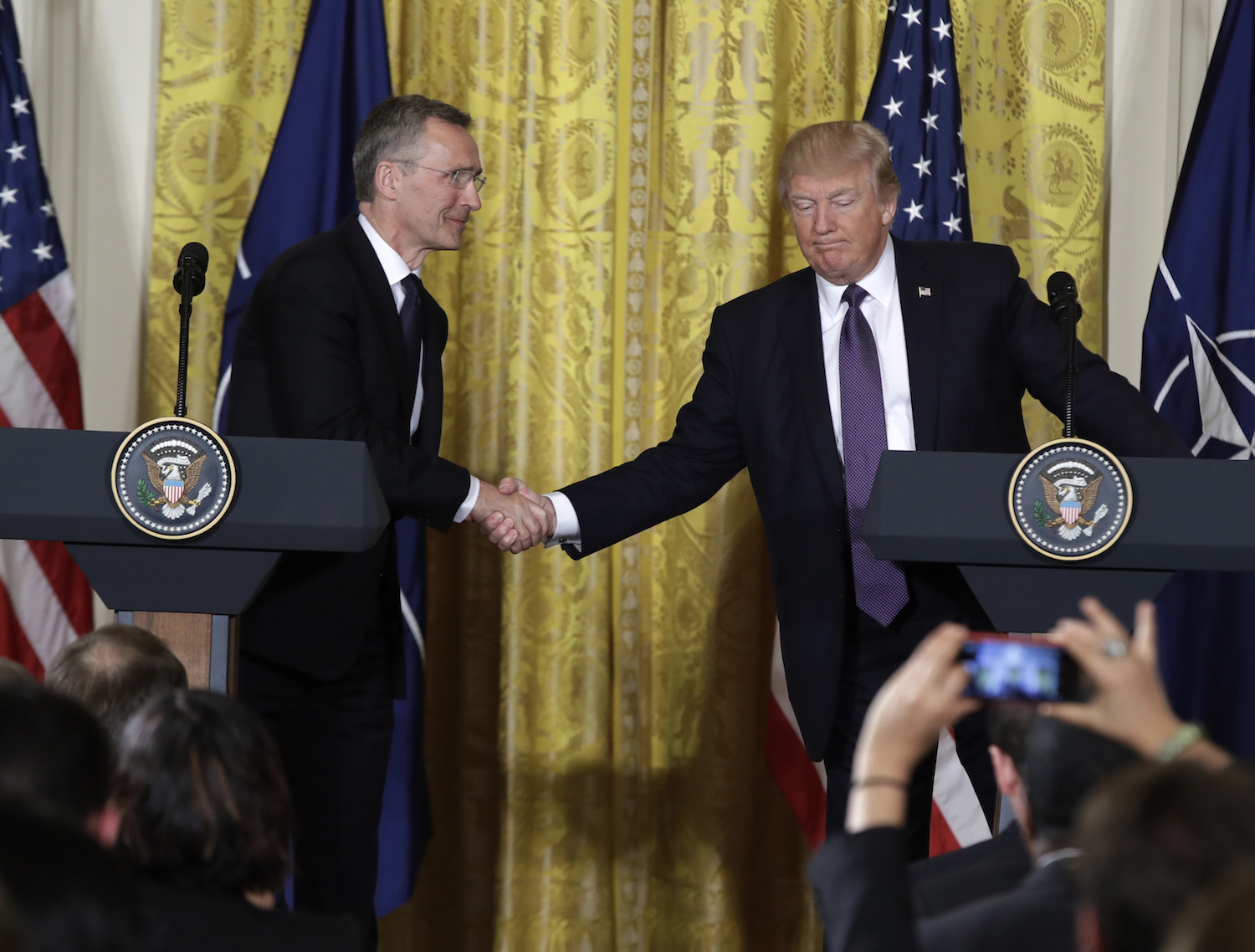 Trump reverses on NATO: ‘It is no longer obsolete’