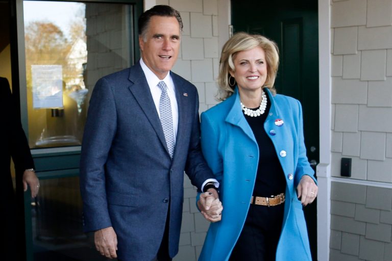 Ann RomneyÂ admits that her husband Mitt Romney is still feeling pressure to hop in the 2016 race. (AP Photo/Charles Dharapak)