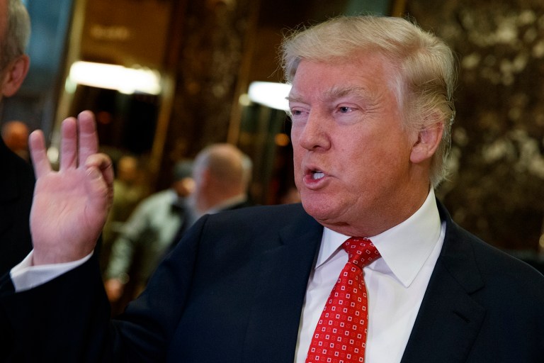 The officials said the FBI cannot yet prove there was collusion between Trump's associates and Russia. (AP Photo/Evan Vucci)