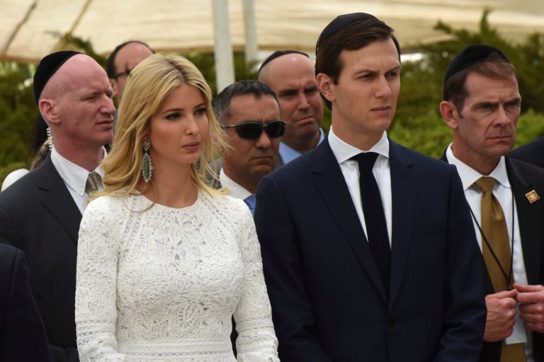 According to a White House official, the two attended synagogue in the morning for the Jewish holiday of Shavuot and Ivanka went home to celebrate the holiday with her children. (POOL Photo by Debbie Hill/UPI)