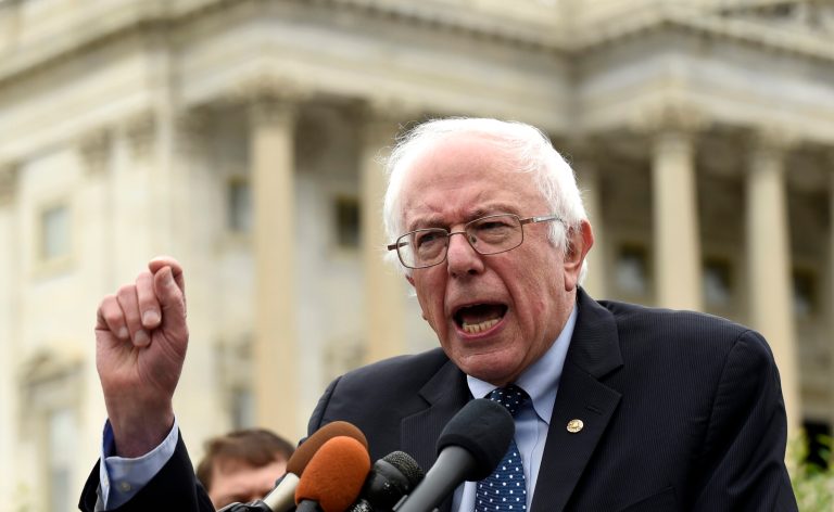Sanders stated that youth unemployment is 17 percent and black youth unemployment is 27 percent, saying "clearly this is unacceptable" and "we don't talk about youth unemployment enough in this country." (AP Photo)Â 