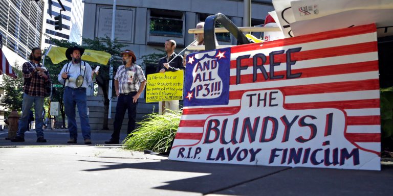 Ryan and Ammon Bundy have been transferred to a federal prison in Nevada ahead of their February trial, one of the brother's lawyers told the media Tuesday. The Bundys have been charged in a 2014 standoff with federal agents near their father's ranch in Bunkerville, Nev. (AP Photo/Don Ryan, file)