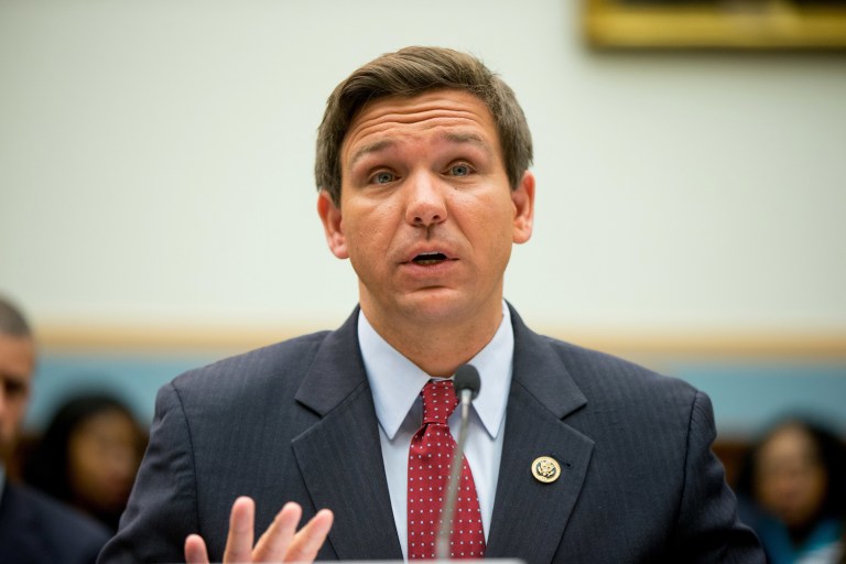 Rep. Ron DeSantis' bill would end pensions for congressional members with fewer than five years' in office. (AP Photo/Andrew Harnik)