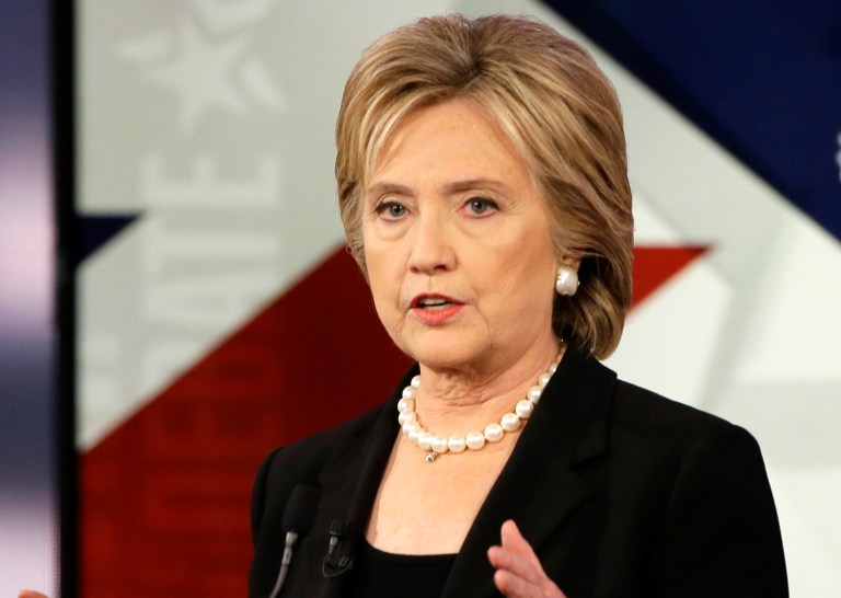 In September 2015, Hillary Clinton tweeted: "To every survivor of sexual assault ... You have the right to be heard. You have the right to be believed. We're with you." (AP Photo/Charlie Neibergall)