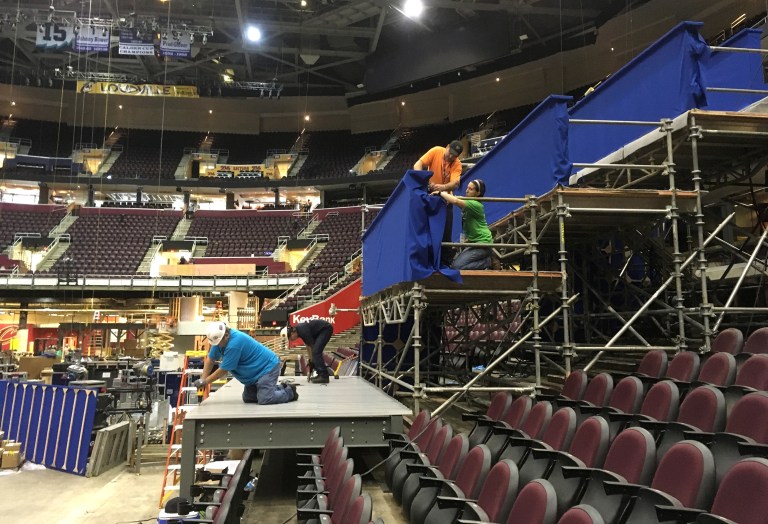 Cleveland will be partially reimbursed by federal grant money that was given to the city when it was named the GOP convention host city. (AP Photo/Mark Gillispie)
