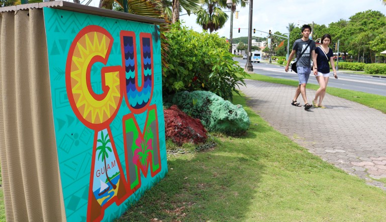 The test of the Emergency Alert Broadcast System late Tuesday evening was unscheduled, prompting some of the island's 160,000 residents to worry North Korea had launched a missile toward the U.S. territory. (AP Photo/Haven Daley)