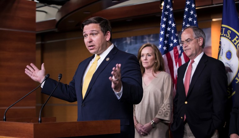 DeSantis criticized the secrecy of the payments, which left even lawmakers in the dark. (AP Photo/J. Scott Applewhite)