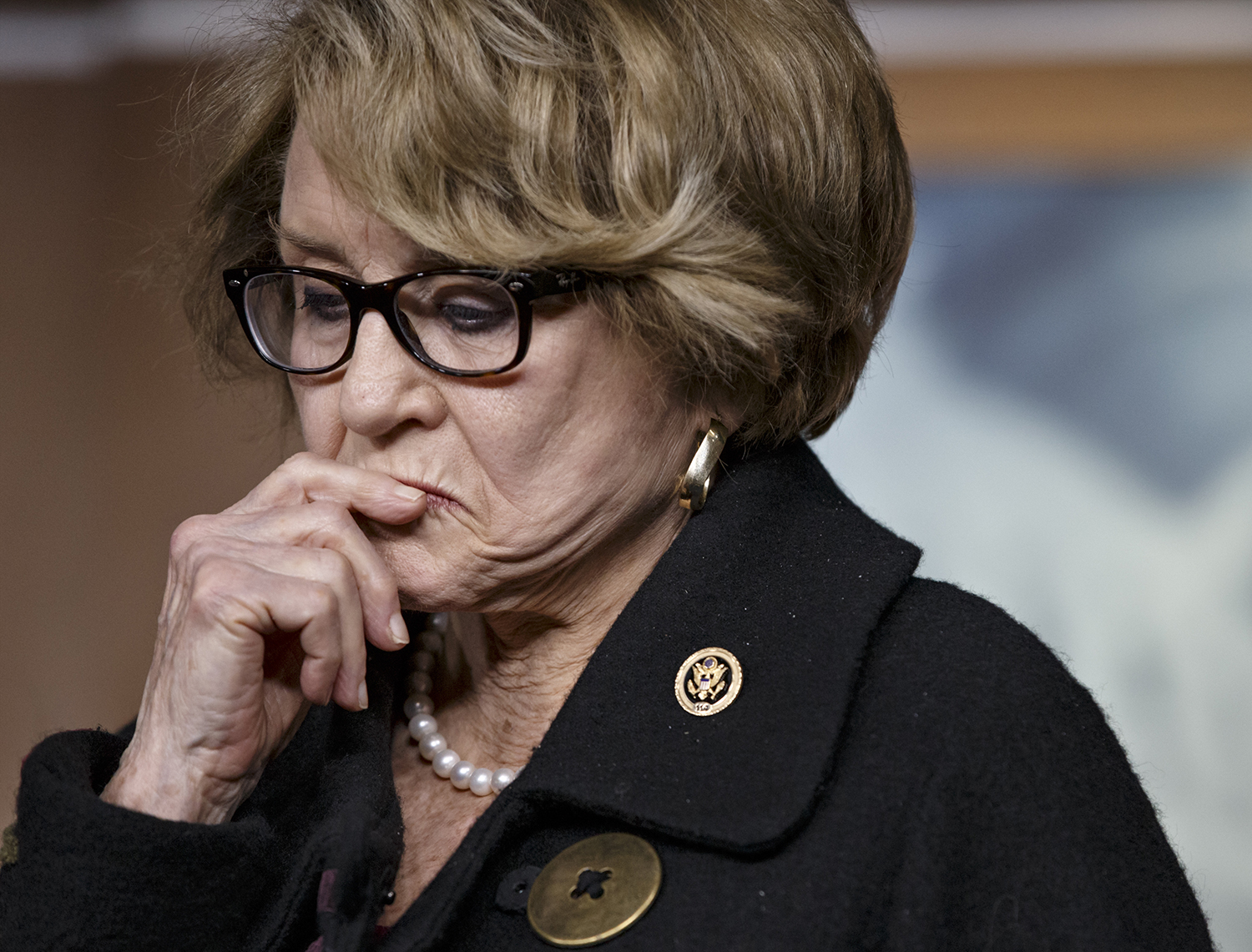 Rep. Slaughter taken away from House floor in wheelchair