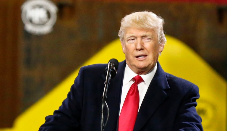 President Trump has developed a tendency to push his party off message without warning, as evident Thursday after he nearly upended the GOP's whole strategy to avoid a government shutdown with a tweet. (AP Photo/Keith Srakocic)