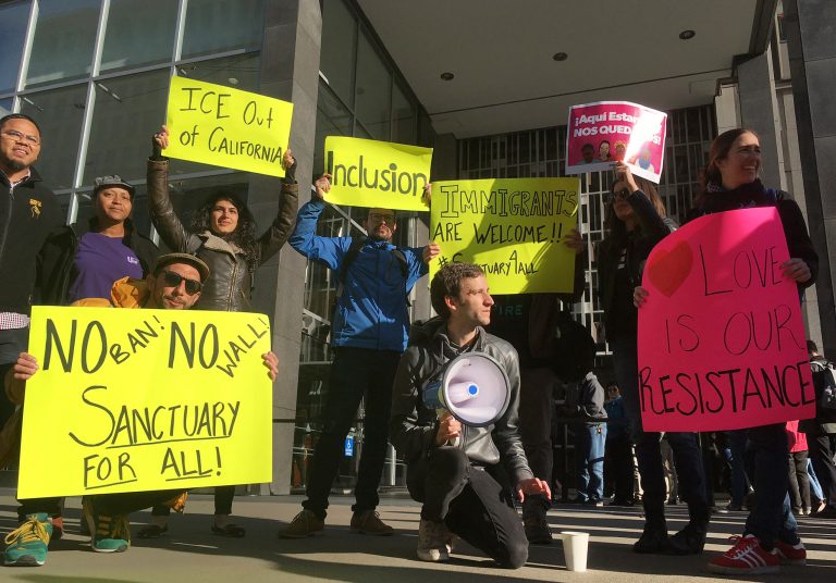 The White House lambasted the 9th Circuit Court of Appeals for its decision earlier on Tuesday to block President Trump's attempt to withhold federal funding from sanctuary cities. (AP Photo/Haven Daley)