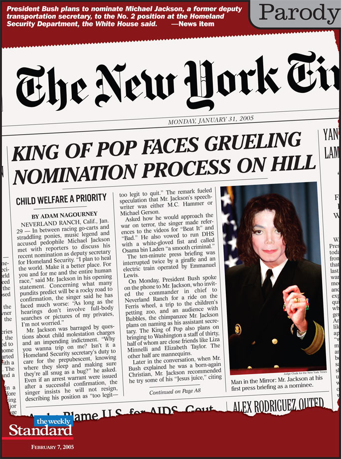 Michael Jackson to become deputy secretary of Homeland Security.