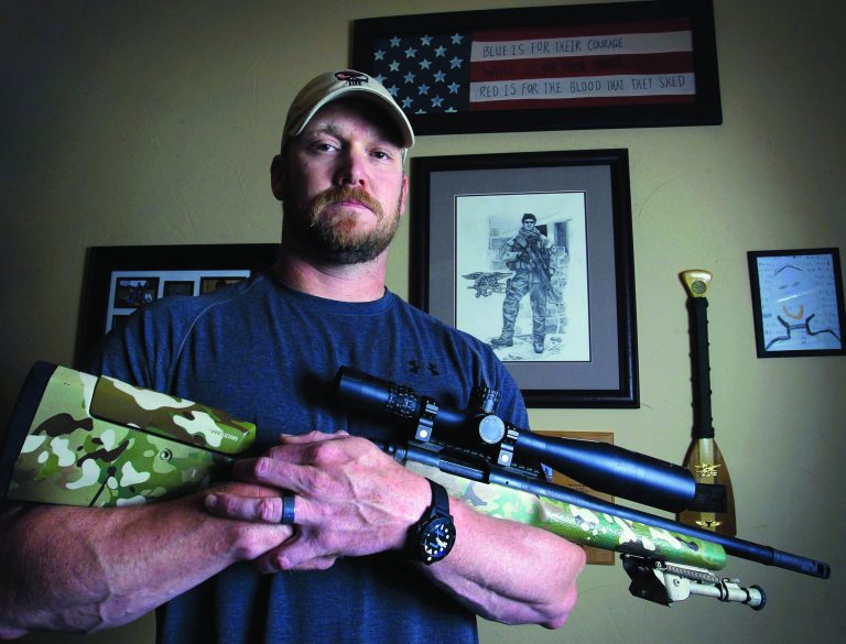 FILE - In this April 6, 2012 file photo, Chris Kyle, a former Navy SEAL and author of the book 