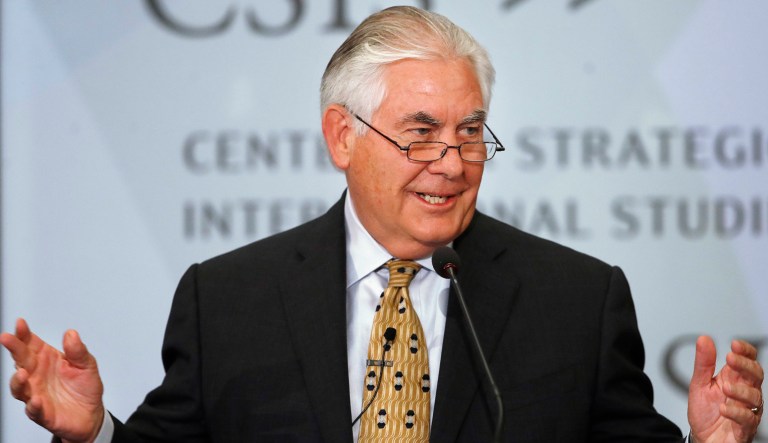 Tillerson said President Trump and Indian Prime Minister Narendra Modi are committed to 