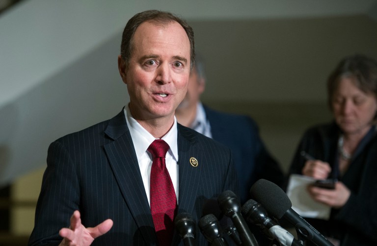 As recently as Friday, House Intelligence Committee Ranking Member Adam Schiff said he had not seen any proof to support Trump's assertion, even after a participating in a classified meeting with FBI Director James Comey. (AP Photo/Cliff Owen)