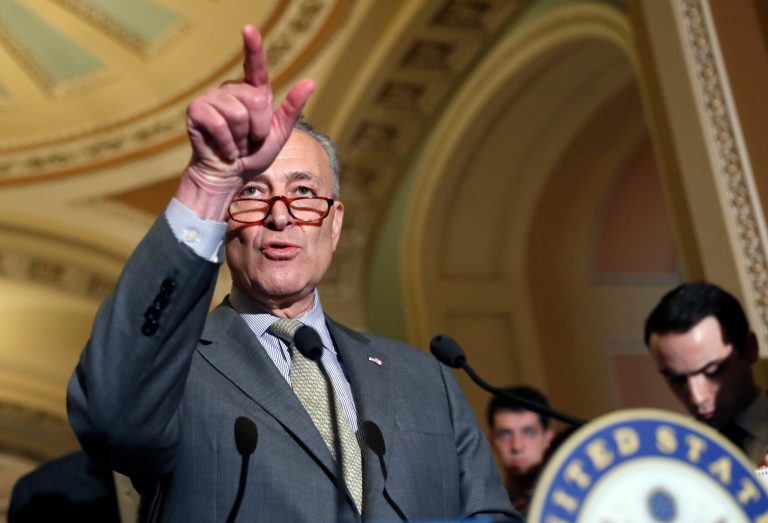 Senate Minority Leader Chuck Schumer warned that Democrats in Congress will fight 