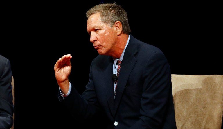Ohio Gov. John Kasich said the Republican Party will not be able to get millennial votes if the trend toward nationalism continues. (AP Photo/Patrick Semansky)