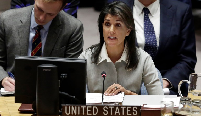 U.S. Ambassador to the United Nations Nikki Haley called the cuts a 
