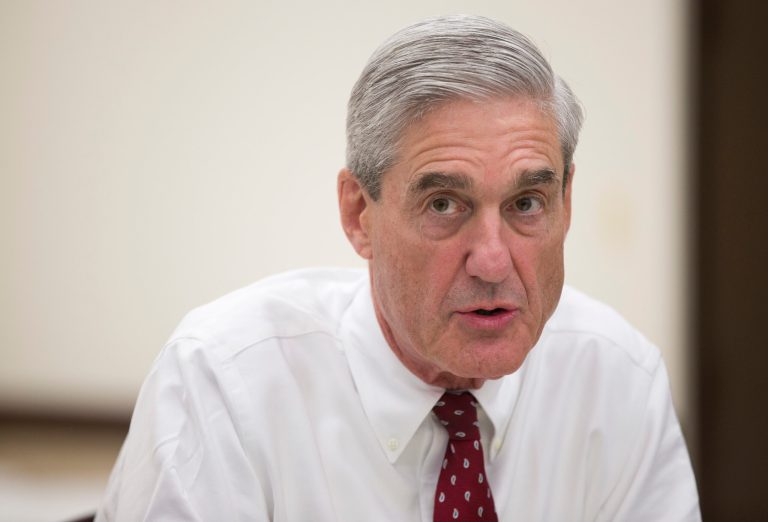 Former FBI Director Robert Mueller is negotiating with President Trump's team about interviewing White House staff in the course of his investigation of Russian interference into the 2016 elections, according to a new report. (AP Photo/Evan Vucci)