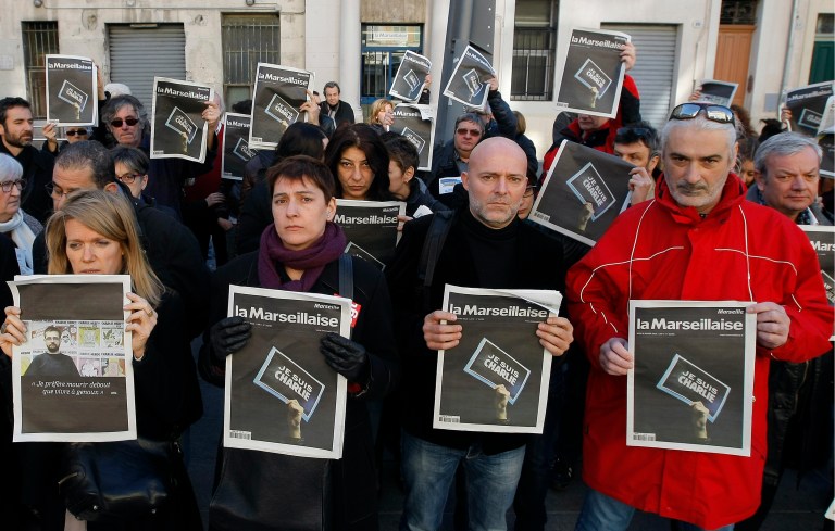 Employees and journalists of the newspaper 