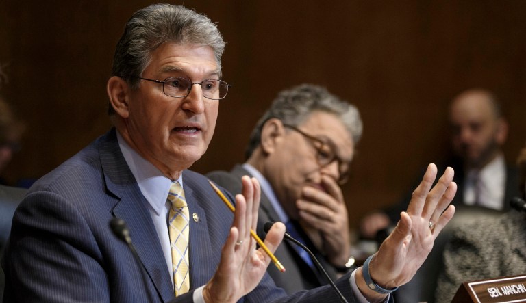 Sen. Joe Manchin, D-W.V., said the upcoming resignation of Sen. Al Franken, D-Minn., should never have had to happen. Franken said Thursday he would be resigning after multiple women accused him of sexual misconduct. (AP Photo/J. Scott Applewhite)