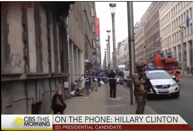 CBS Cuts Off Clinton