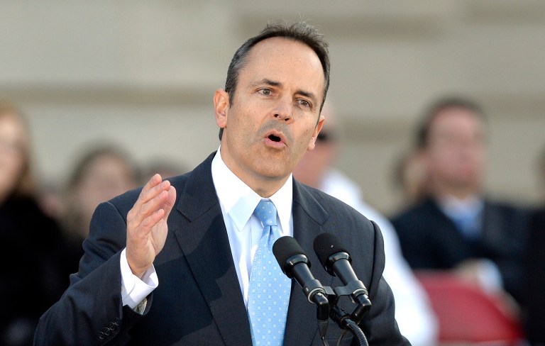 "This administration will have no tolerance for the type of brazen disregard that Planned Parenthood has shown for both the safety of women and the rule of law," said Kentucky Gov. Matt Bevin. (AP Photo/Timothy D. Easley, File)