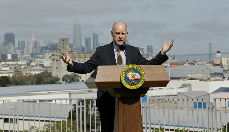 Four years ago, Jerry Brown launched 